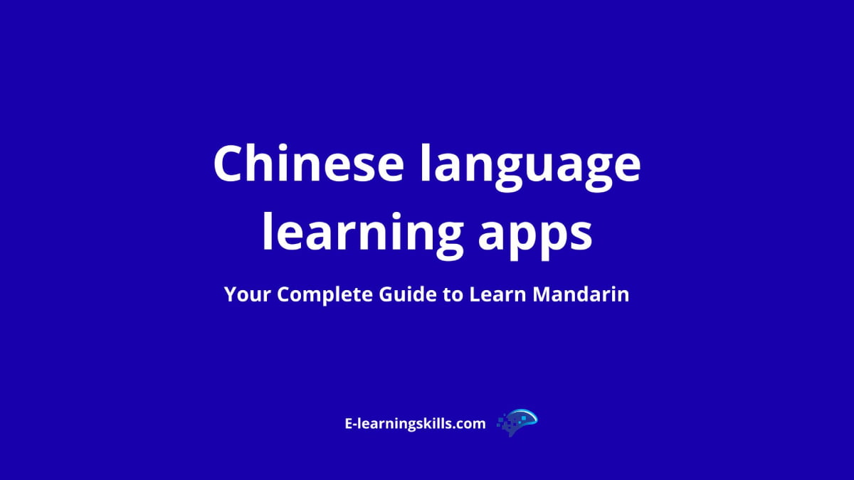 Chinese language learning apps