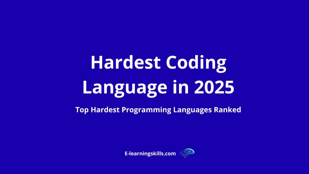Hardest Coding Language in 2025